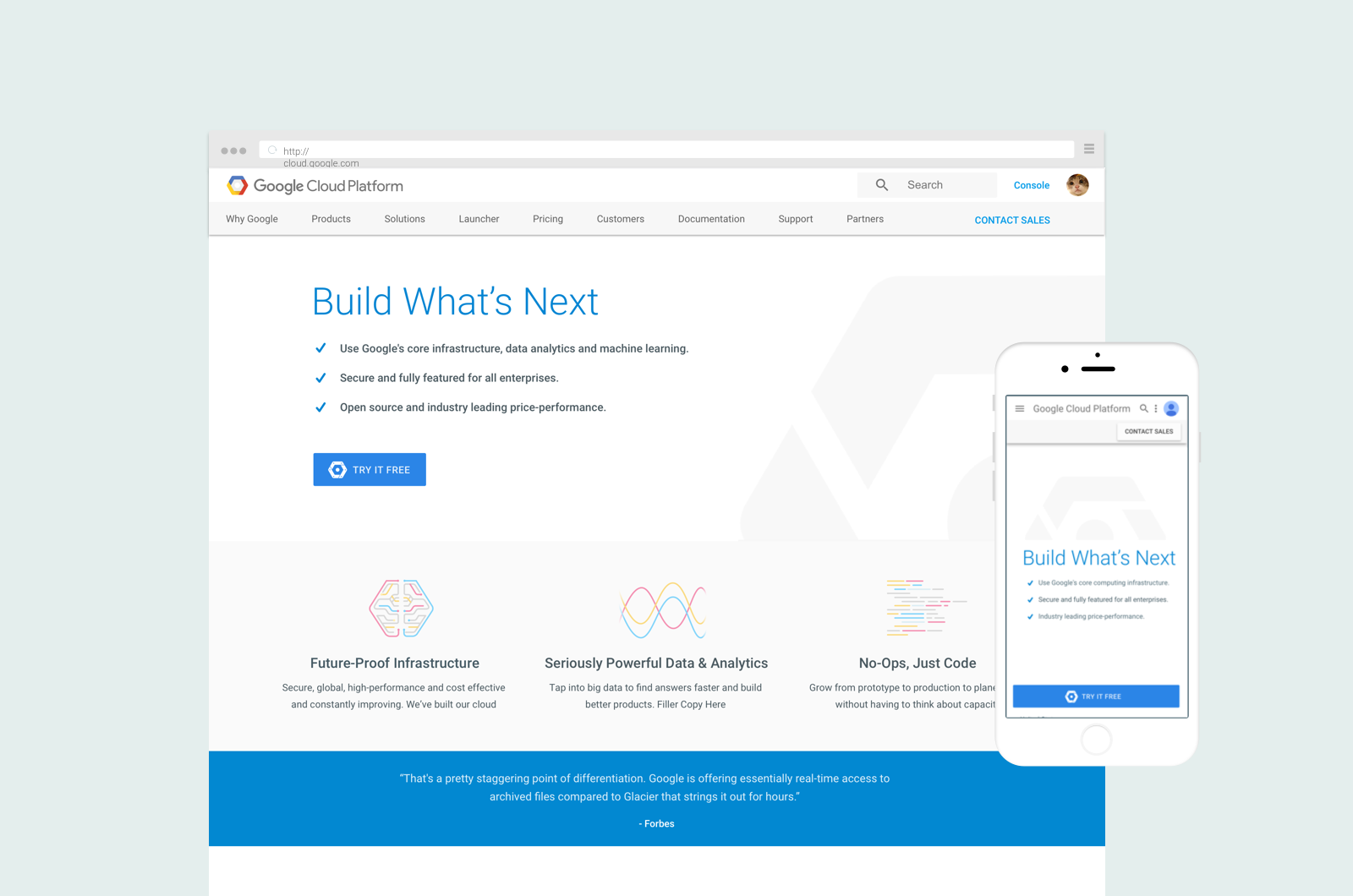 Thumbnail image for Google Cloud Plaform graphics image gallery